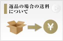 返品の場合の送料について